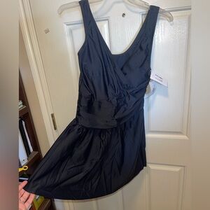 NWT Jess Lea 2-piece swim dress; size XL
